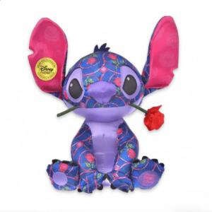 Stitch Belle en het Beest knuffel met authenticiteitsbadge