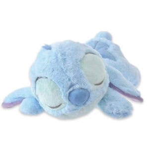 Slapende blauwe Disney Stitch pluche knuffel