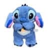 Een officiële Disney Stitch pluche knuffel die ademt, met een buik die oplicht met kalmerend geel licht.