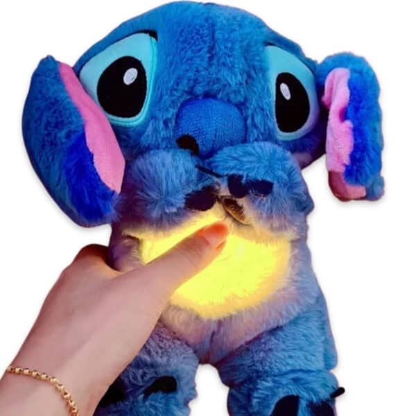 Ademende Stitch knuffel