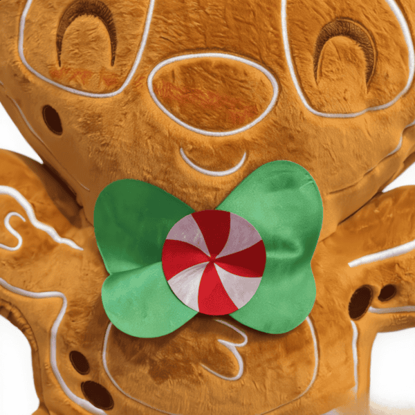 Stitch peperkoek knuffel, close-up van het gezicht.