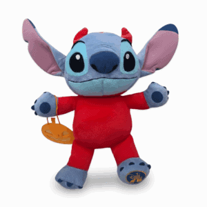 Stitch Halloween Knuffel met officieel Disney Store logo
