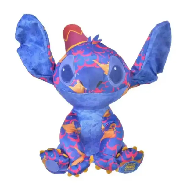 Pluche knuffel van Disney karakter Stitch, verkleed als Aladdin.