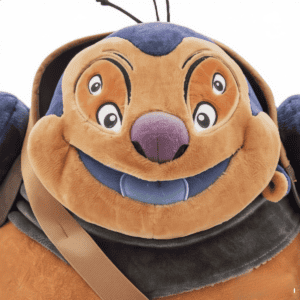 Close-up van het gezicht van de Jumba pluche knuffel